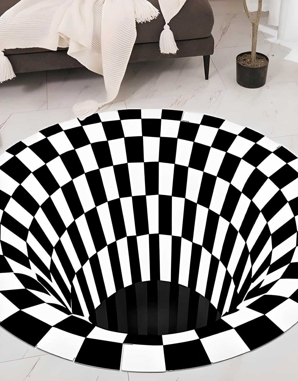 π 3D Illusion Carpet (Pack of 2)