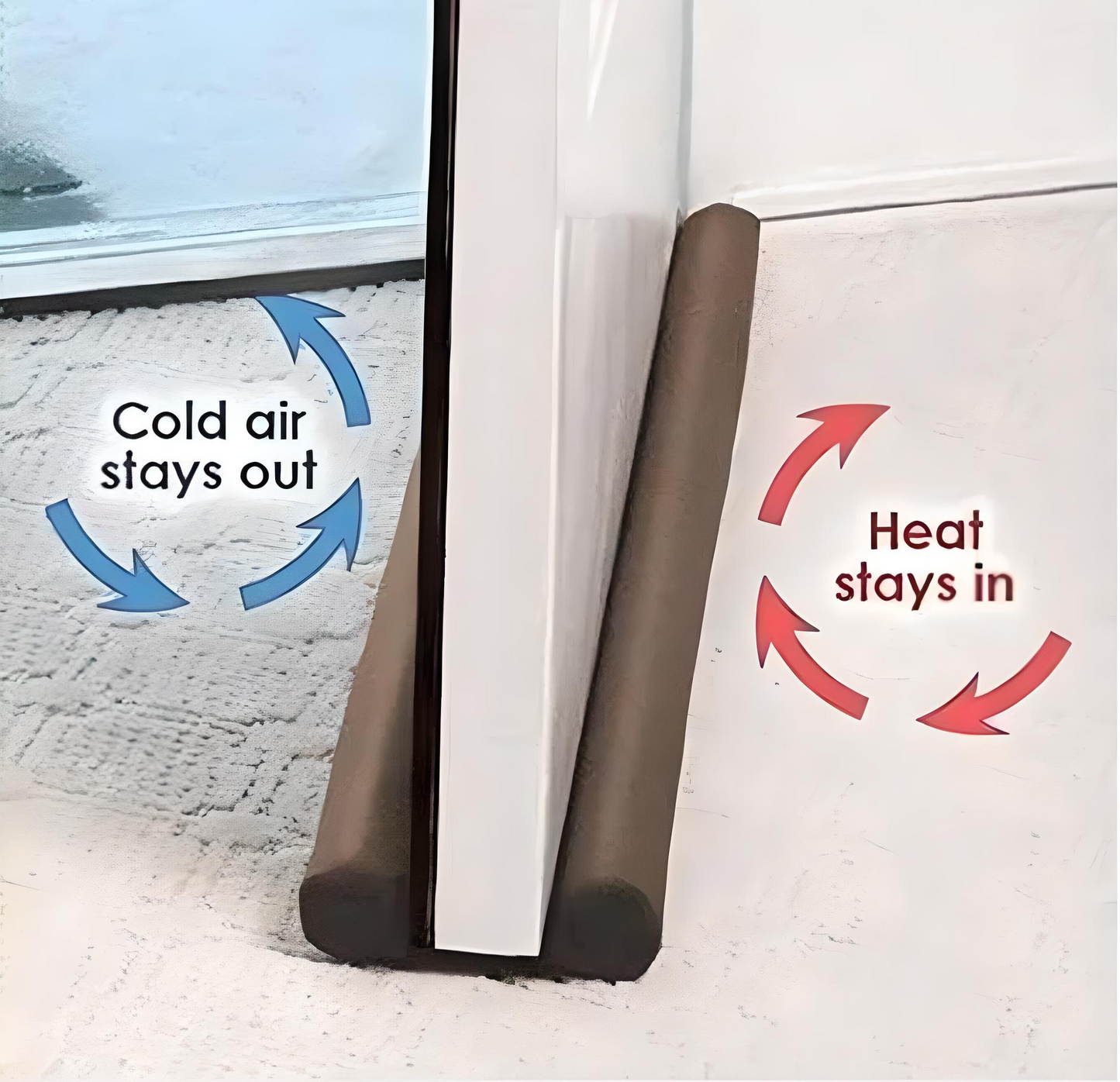 39-Inch Door Dust Protector & Stopper Set (Pack of 2)