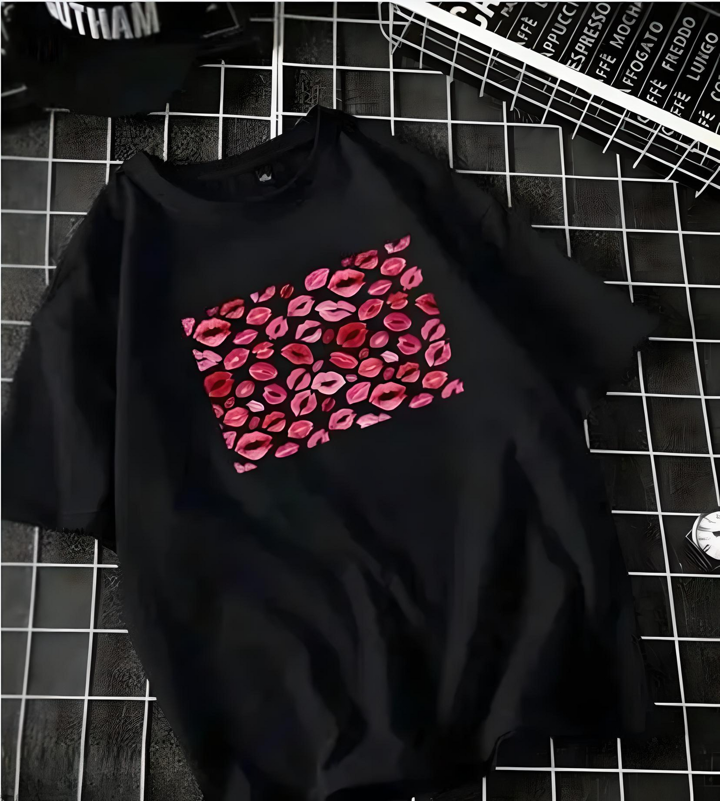PrettyVibe – Printed Oversized Cotton Tee