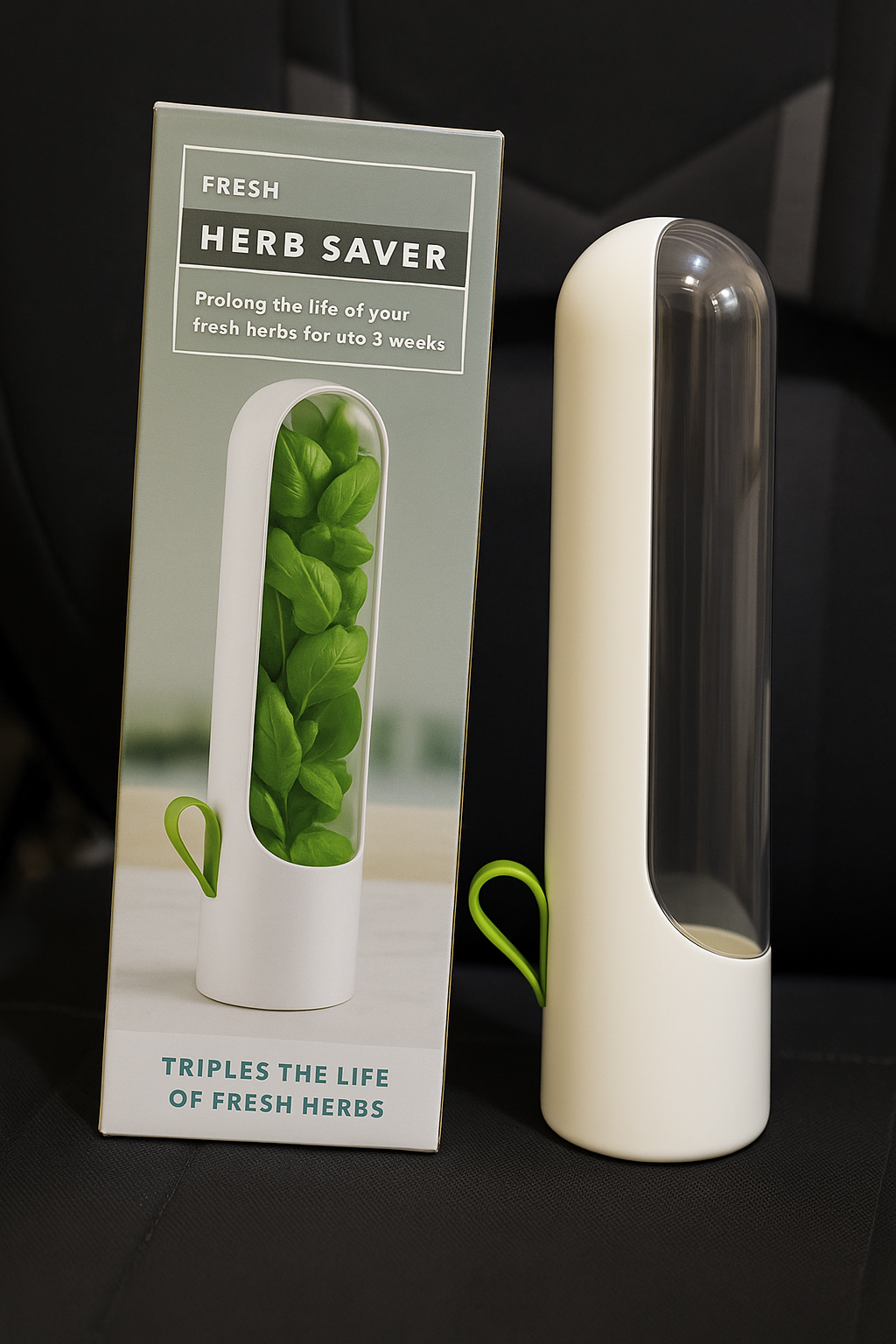🌿 Herb Saver Pod – Keep Vegetables Fresh Longer