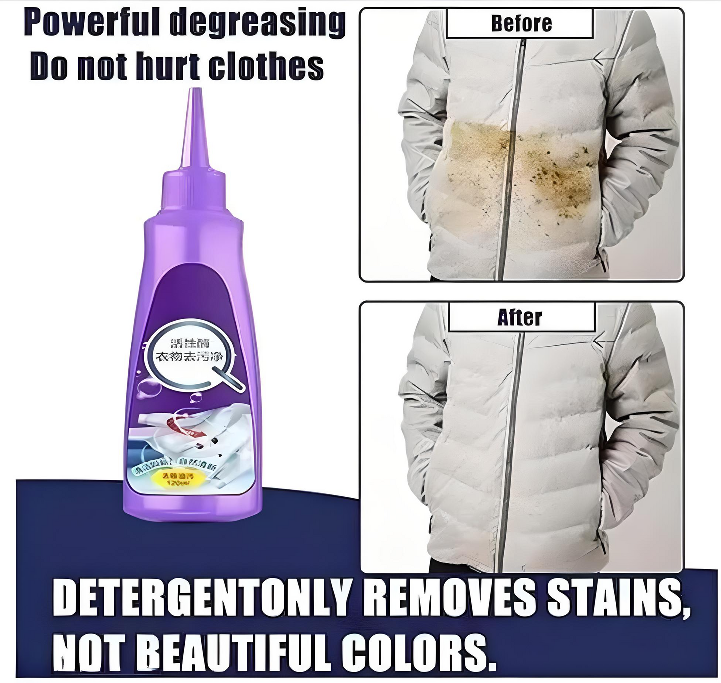 π§Ό All Color Stain Remover for Clothes β Roll-On Magic for Every Fabric!