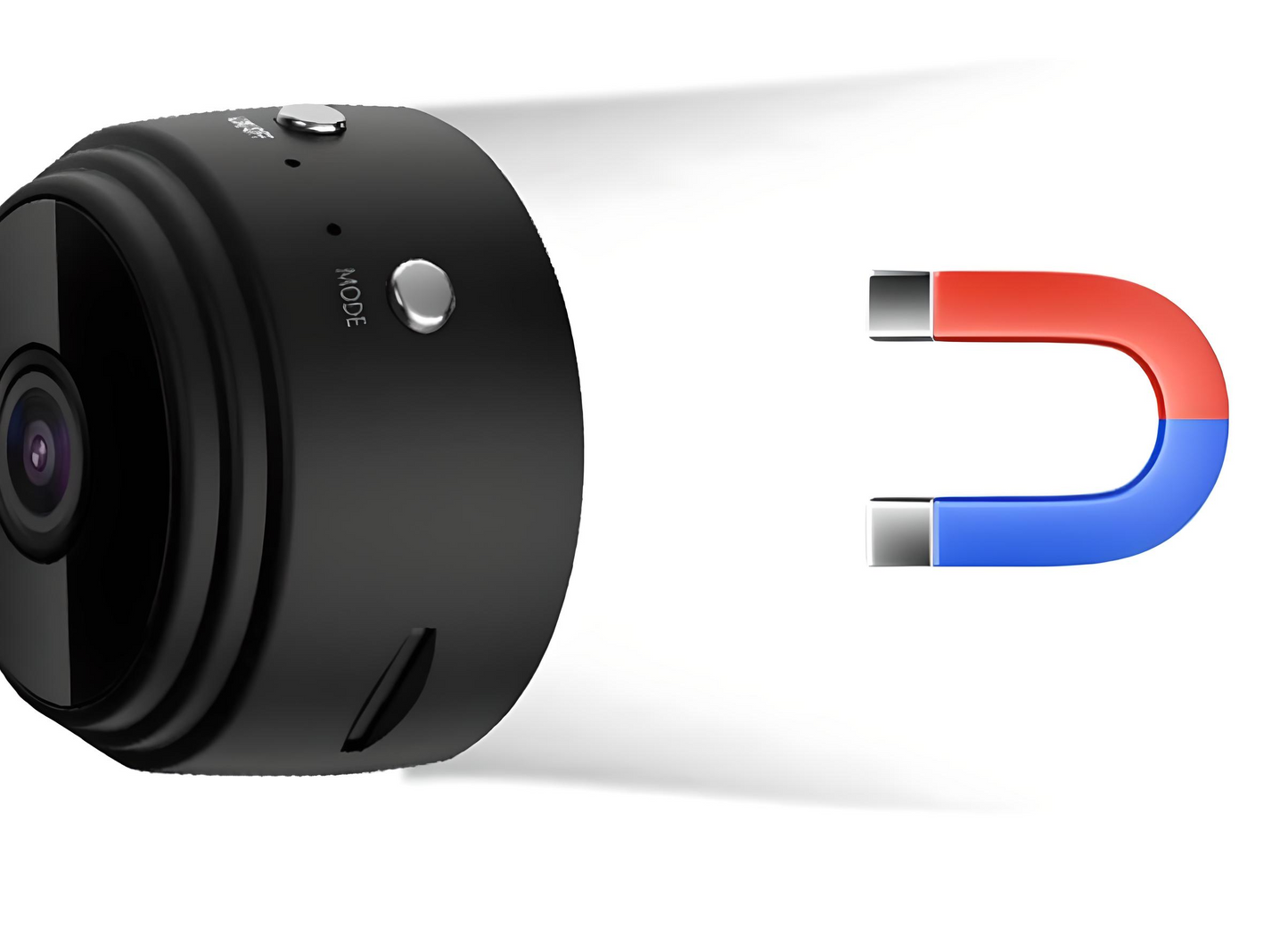 Portable Mini Wi‑Fi Security Camera (Black)