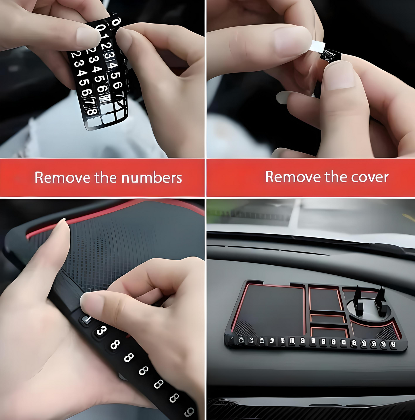 🛡️ Versatile Home Car Dash Mat – The Ultimate All-in-One Dashboard Organizer!