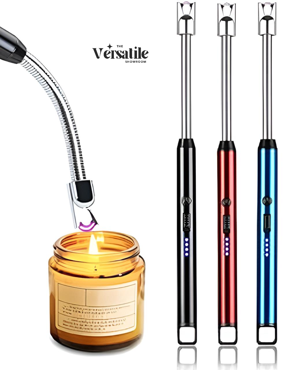Rechargeable Electric Gas & Candle Lighter | USB Charging | Flameless Kitchen Lighter (Pack of 1)