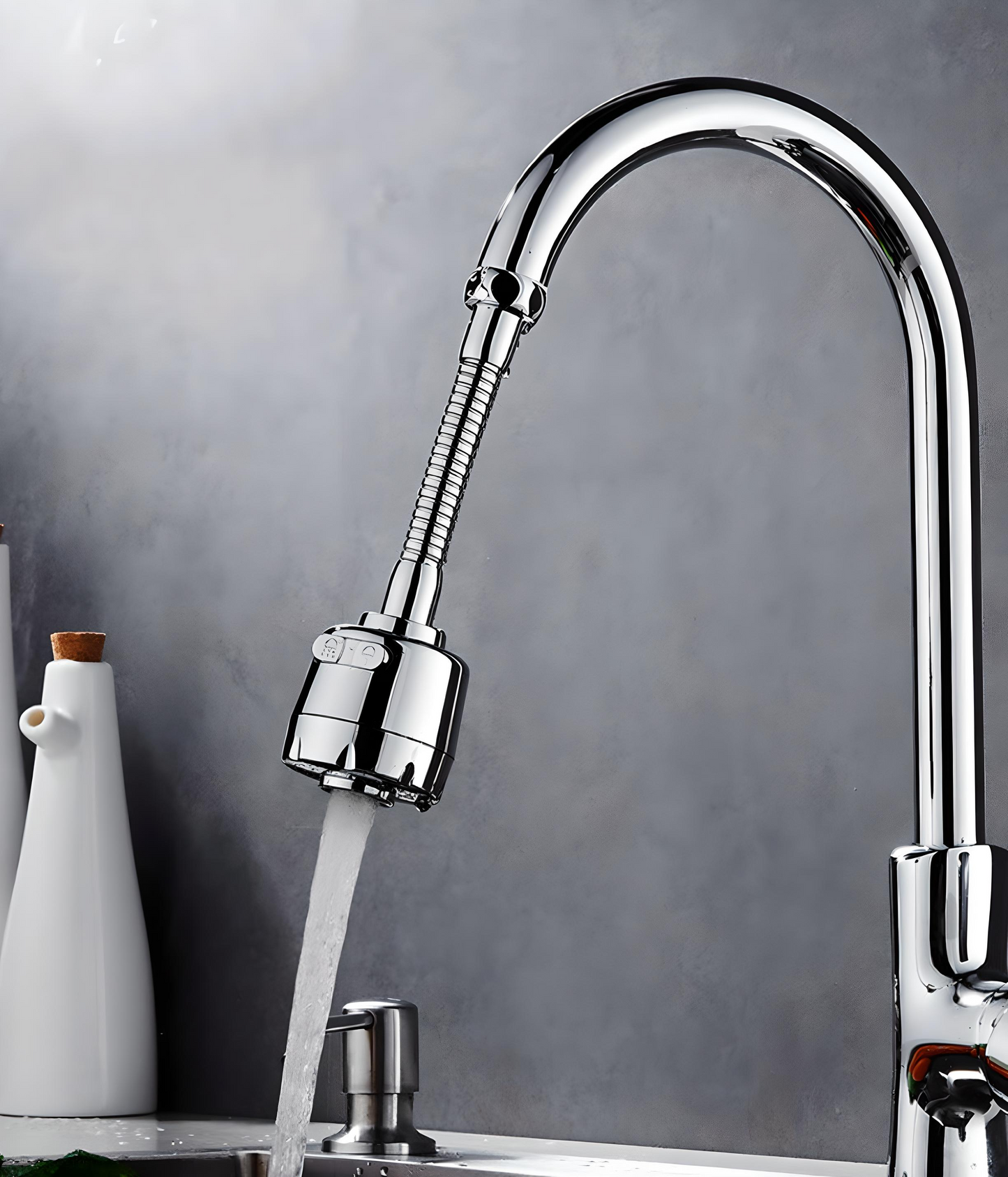 🌀 AquaSpin 360 Faucet Sprayer – Rotatable Kitchen Essential!