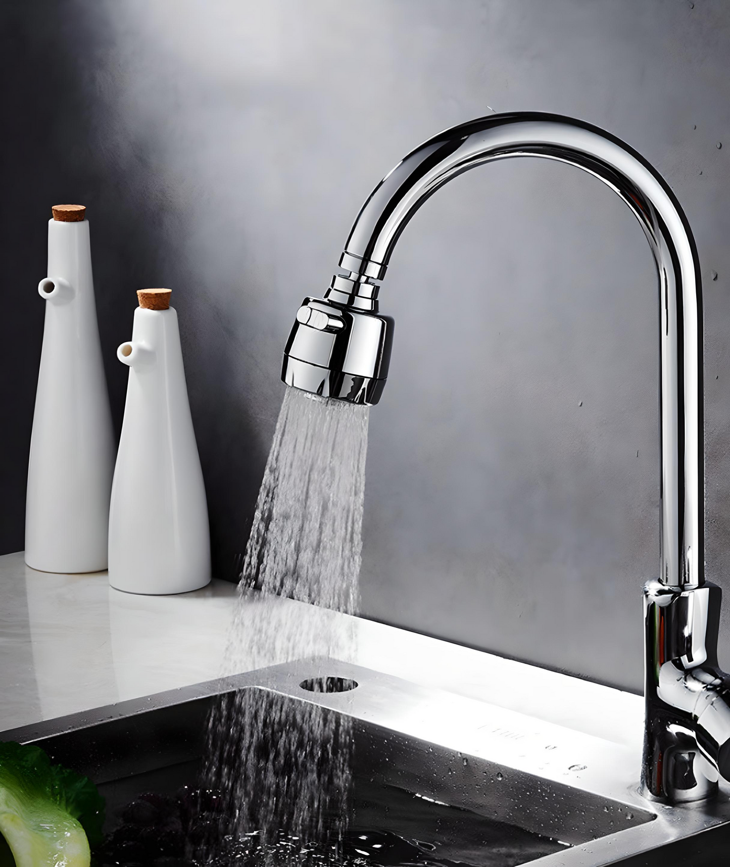 🌀 AquaSpin 360 Faucet Sprayer – Rotatable Kitchen Essential!