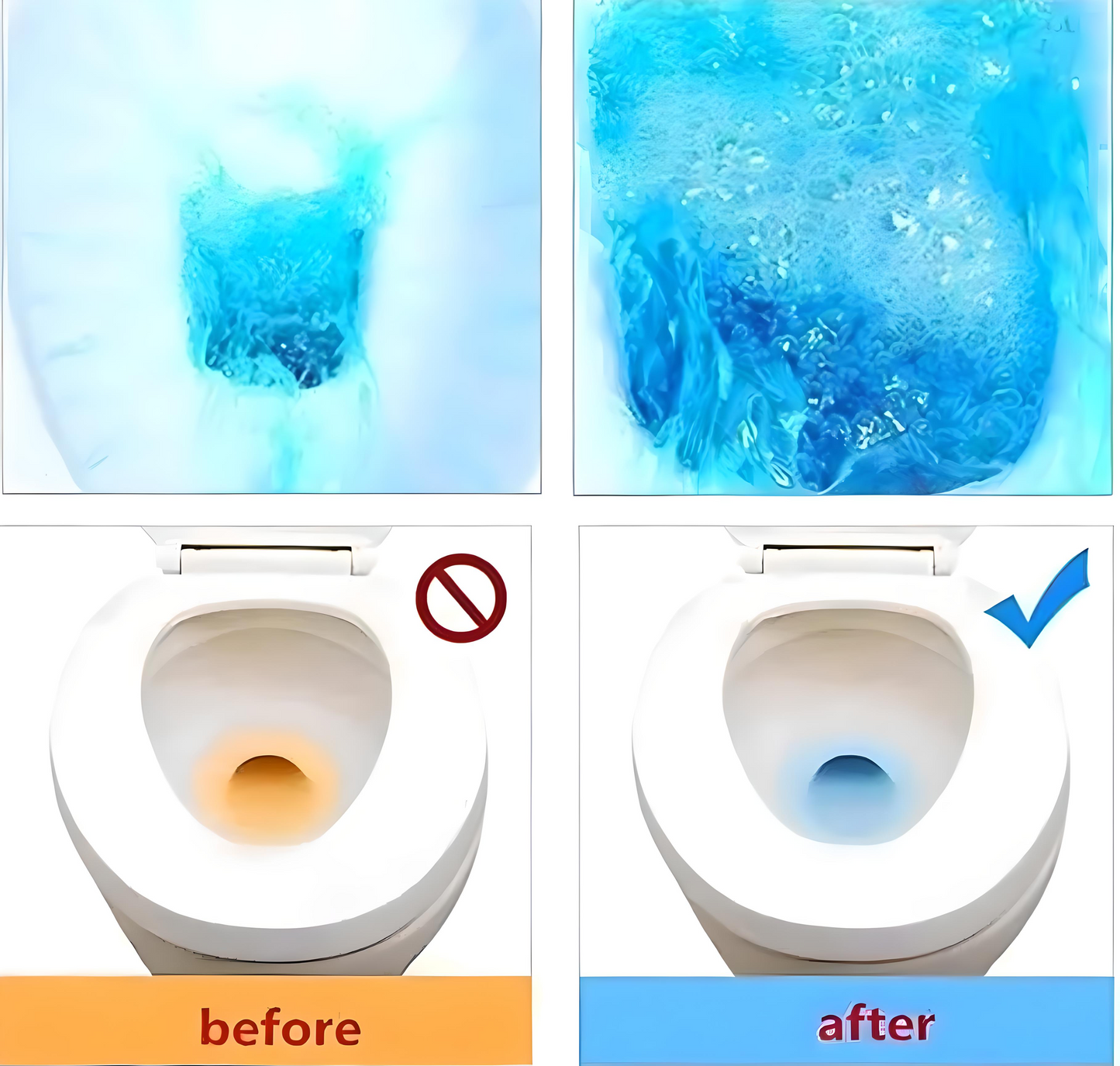 Blue Flush – Automatic Toilet Cleaner Tablets (Pack of 10)