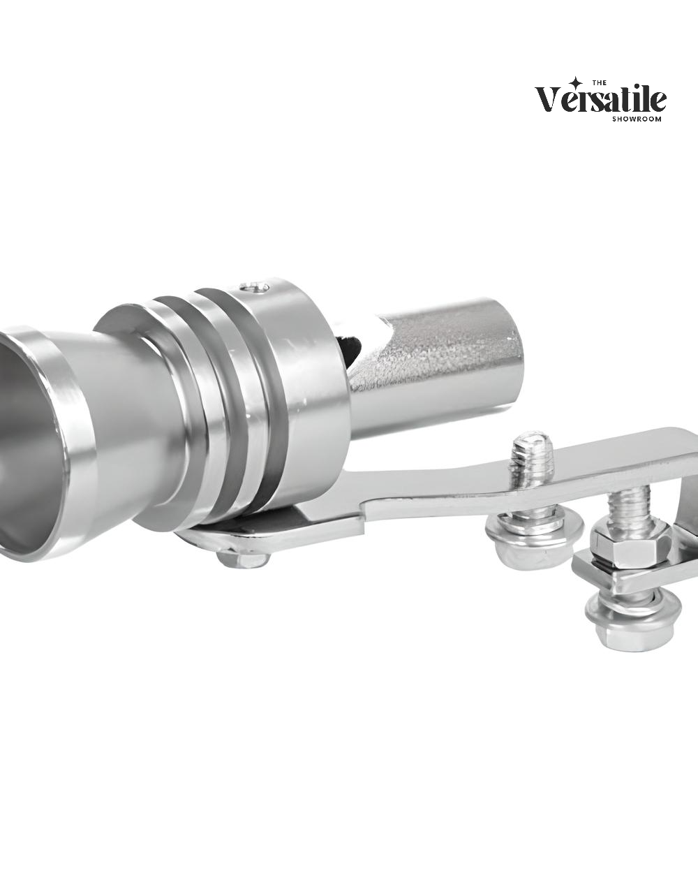 Medium Universal Turbo Sound Noise Exhaust Muffler Pipe Whistle Fake Valve