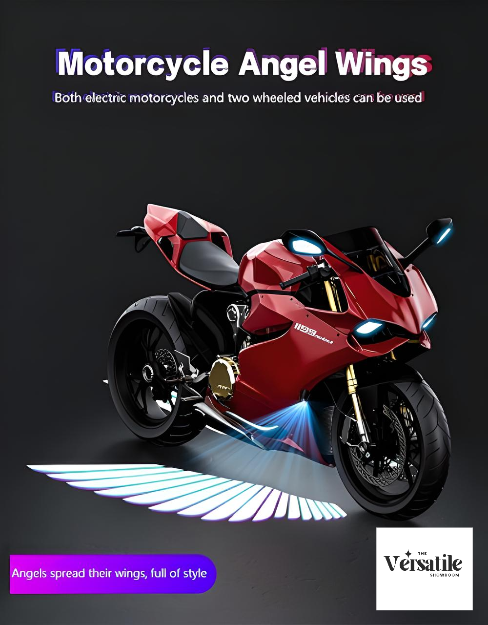 Motorcycle Angel Wing Projector Lights (Waterproof, 1 Pair)