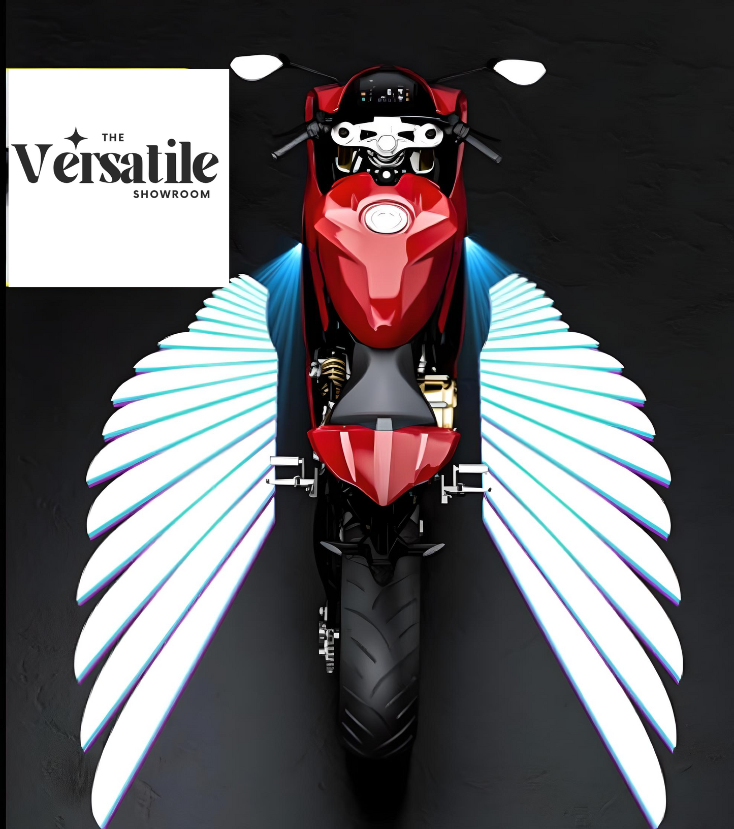 Motorcycle Angel Wing Projector Lights (Waterproof, 1 Pair)