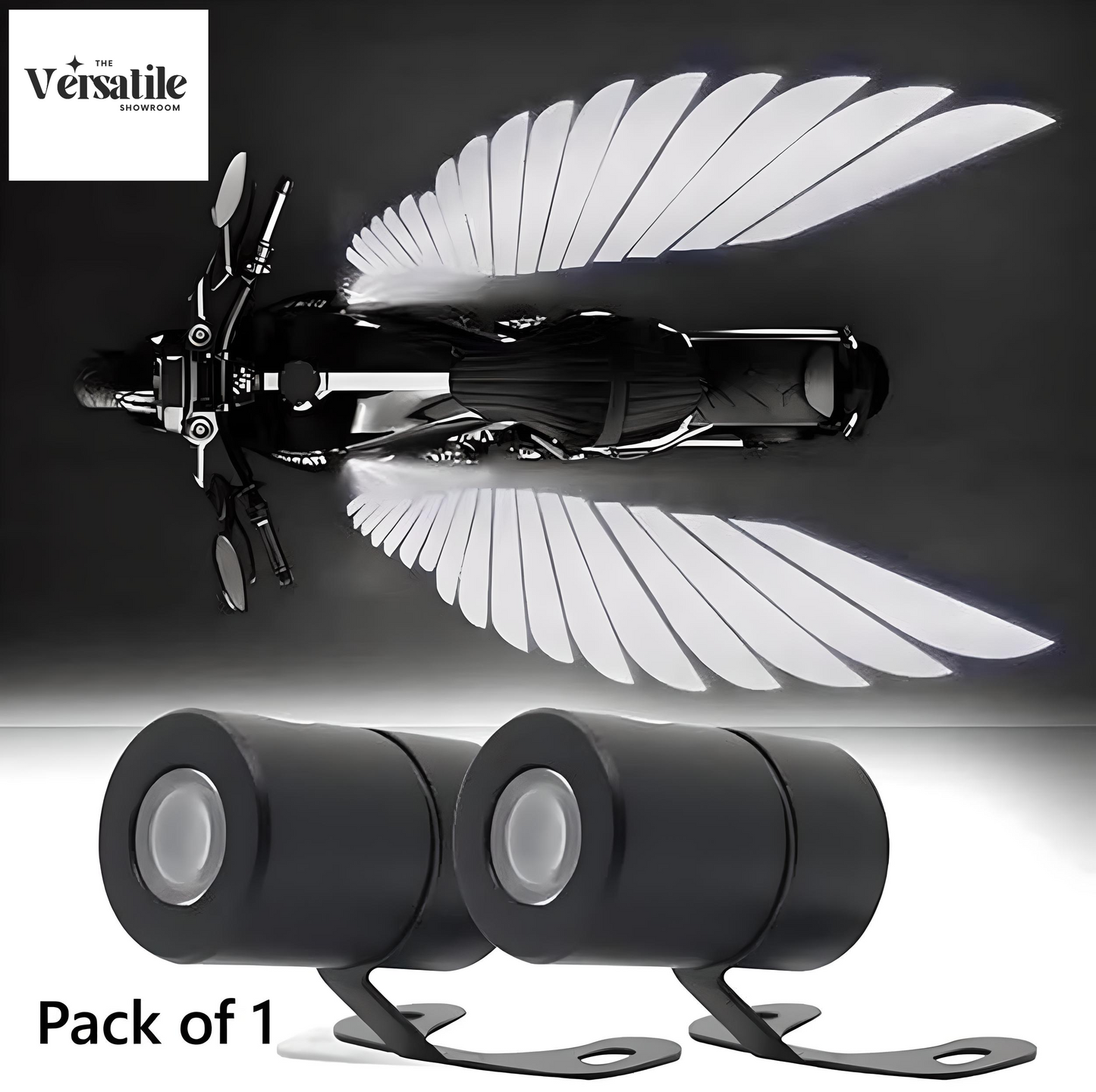 Motorcycle Angel Wing Projector Lights (Waterproof, 1 Pair)