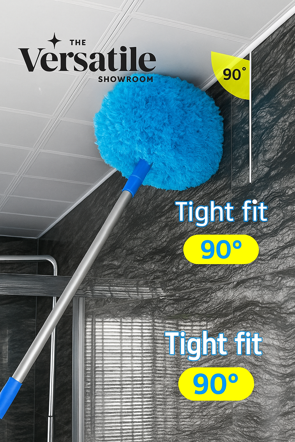 ✨ UltraFlex™ Extendable Washable Duster – Perfect for Ceiling Fans & Corners! ✨