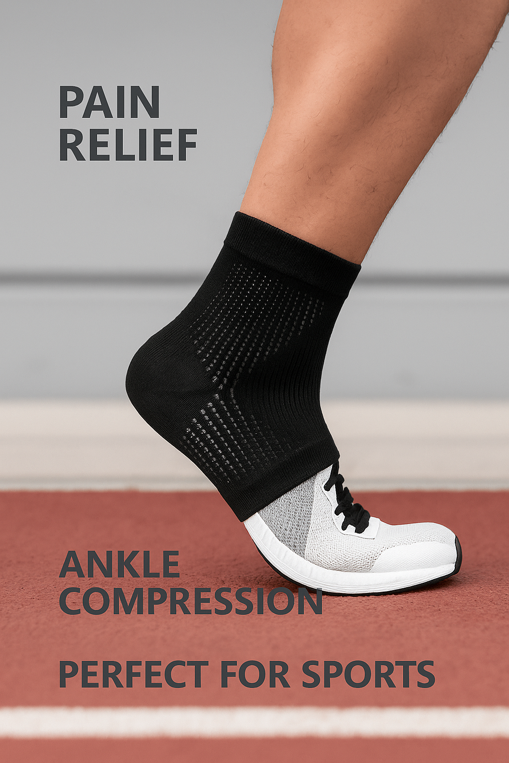 🧦 FlexiGrip™ Arch Support Socks – 2 Pair Pack | Cushioned Relief for Heels & Arches