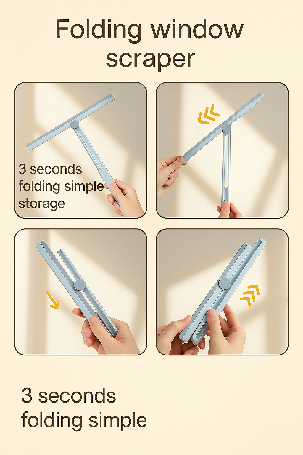 CrystalSwipe™ Foldable Glass Wiper 🔥