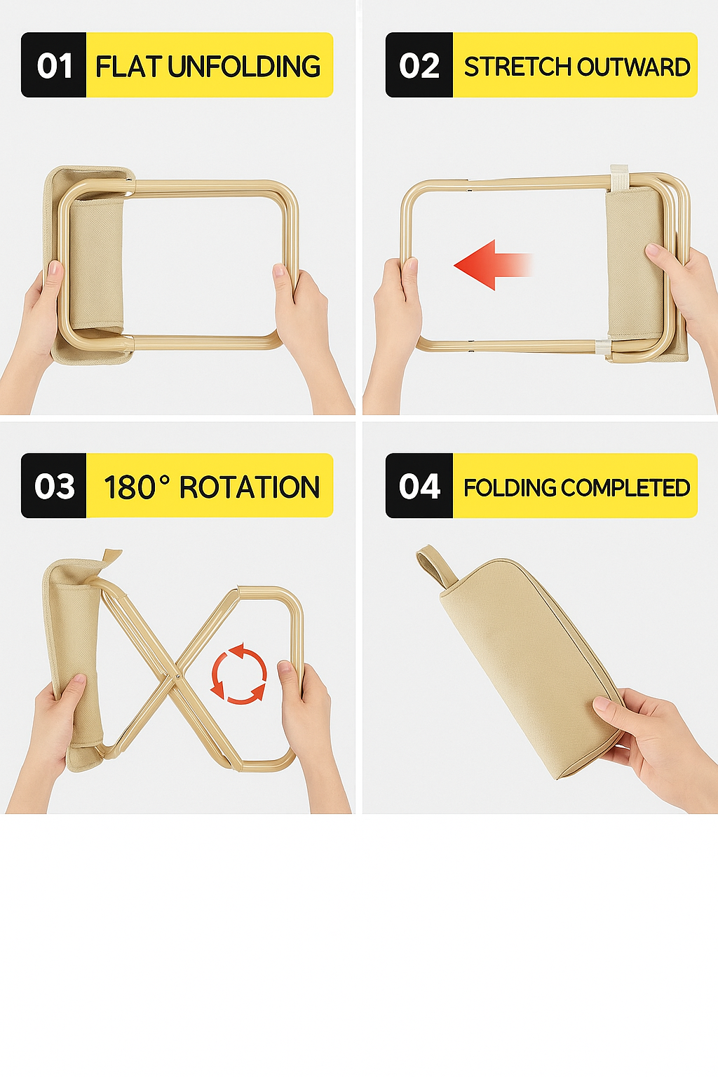 Zipper Folding Stool