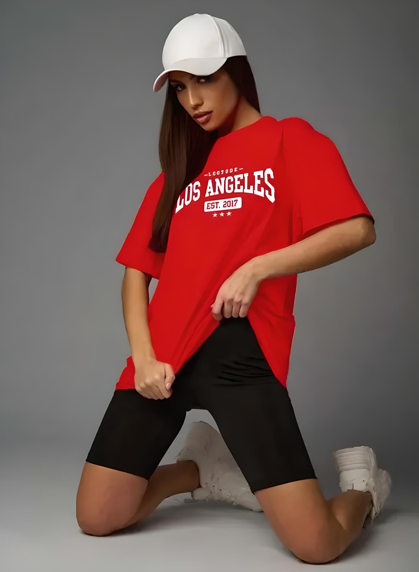 Leotude StreetFit – Premium Cotton Blend Oversized Tee