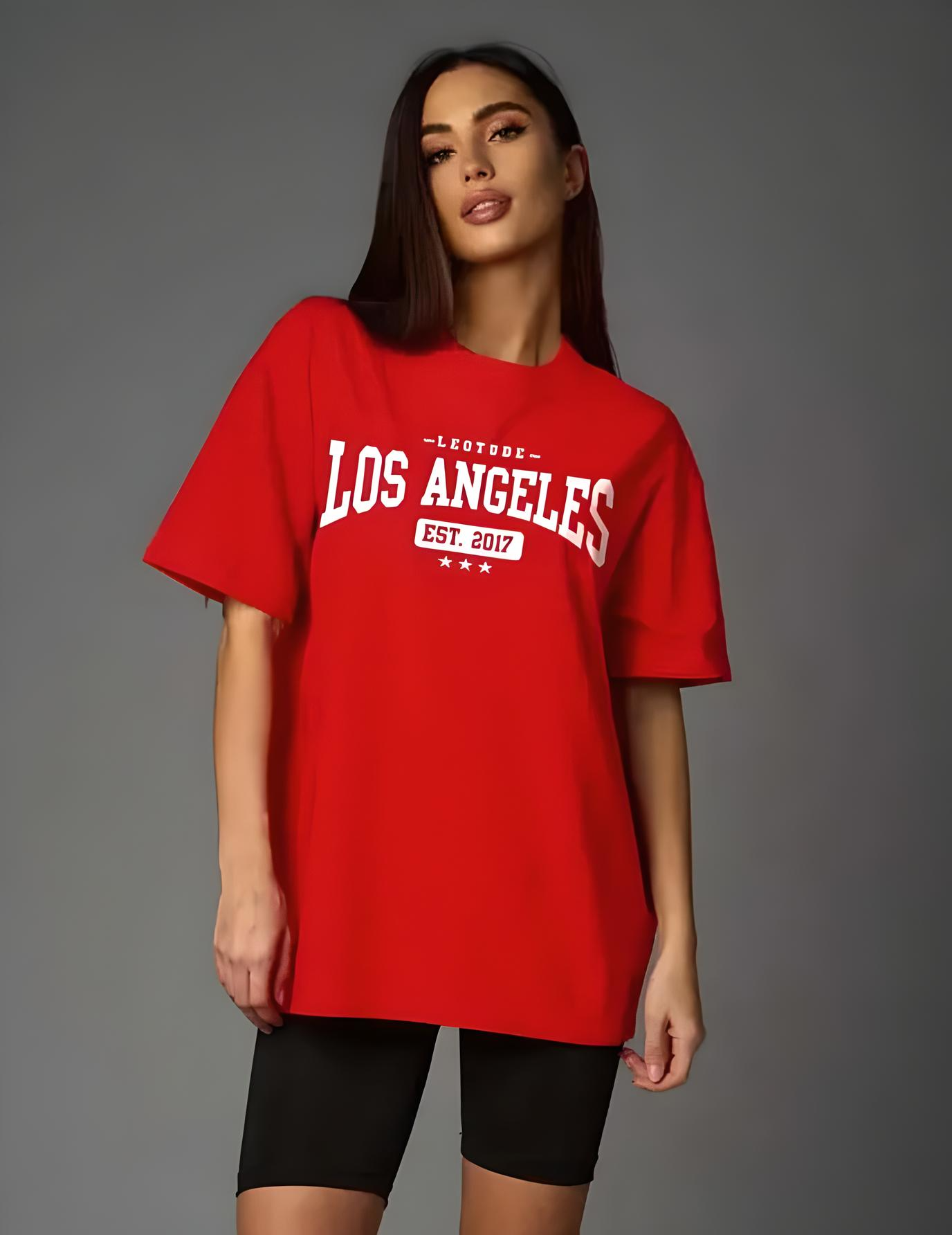 Leotude StreetFit – Premium Cotton Blend Oversized Tee