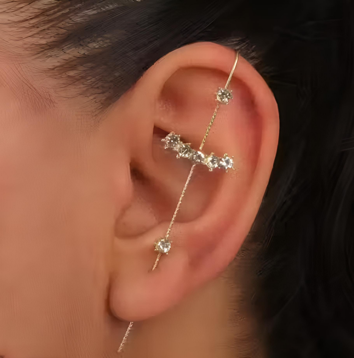 ✨ Dazzling Ear Cuff Collection – No Piercing Needed