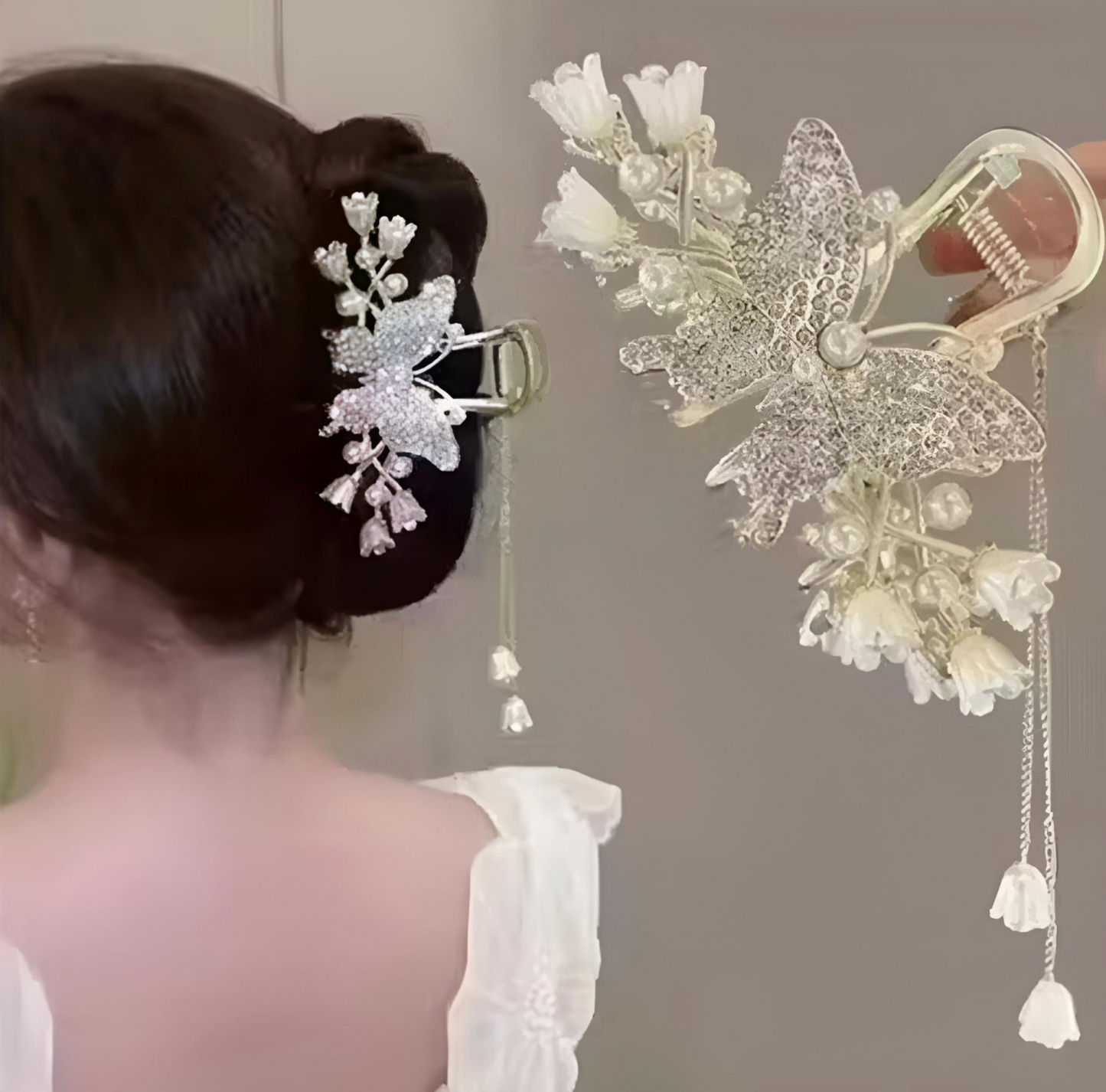 Tropical Bloom – 4-Piece Hawaii Beach Floral Claw Clips  🌺🏝️