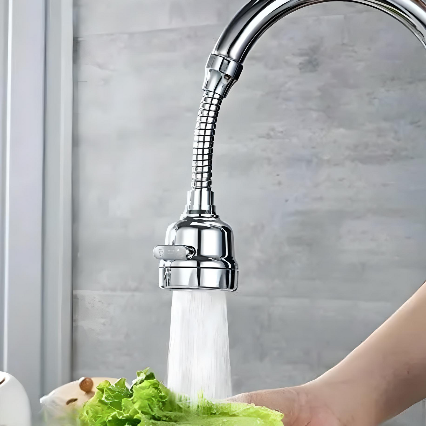 🌀 AquaSpin 360 Faucet Sprayer – Rotatable Kitchen Essential!