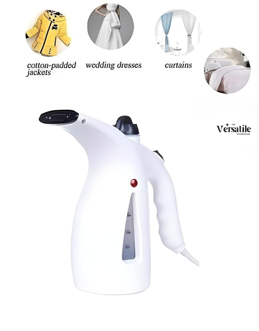 SteamPro 4-in-1 Handheld Garment & Facial Steamer